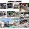 Homnova Aluminum Alloy Flood Barrier, 20 cm High, 130 cm Long view 4