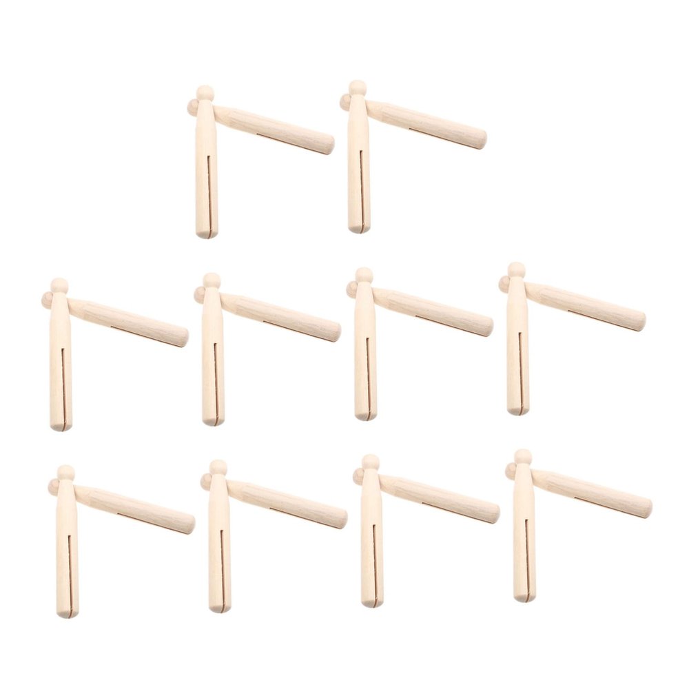 VINTORKY Wooden Food Bag Sealing Clips, 20-Pack