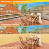 Izrielar PVC Privacy Screen Mat 90 x 500 cm, Bamboo view 4