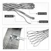 SHINGJING 304 Stainless Steel Rope Mesh Fence, 10 cm Mesh, H2.5 × L7 m view 3