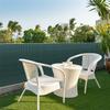 Herrselsam PVC Privacy Screen Mat with Cable Ties, Green, 80 x 900 cm view 2