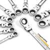 Metric Ratcheting Combination Wrench Set, 9-Piece view 4
