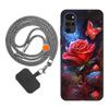 vingarshern Phone Case Compatible with Motorola Moto G22, Patterned Silicone Case with Lanyard, Image 09 view 1