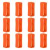 12-Pack 24mm Silicone Watch Band Keepers, Compatible with Suunto Spartan Sport, Orange view 1