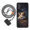 vingarshern Case for Motorola Moto G Power 2022, Patterned Silicone Cover with Adjustable Phone Lanyard view 1