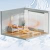 Transparent EVA Window Insulation Film Curtain, 160 x 200 cm view 3