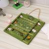 Perpetual Flip Wooden Calendar, Vintage Green Wall Hanging view 4