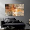 Rumlly Gold Gray Abstract Canvas Print, Modern Wall Art, 60 x 90 cm, No Frame view 4