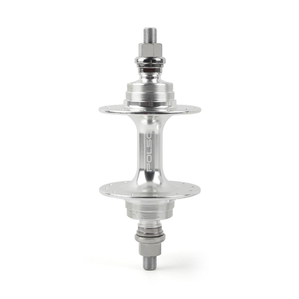 POLSO FH001 Fixed Gear Hub, 28-Hole, 15T Cog, Silver