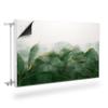 Muralo Radiator Cover, Green Watercolor Leaves, 100 x 60 cm view 1