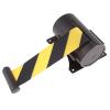 Wall-Mounted Retractable Queue Barrier Belt, 5 m view 1