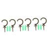 Zerodeko 6-Piece Zinc Alloy Curtain Tieback Hooks view 1