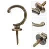 Zerodeko 6-Piece Zinc Alloy Curtain Tieback Hooks view 2