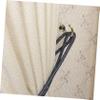 Zerodeko 6-Piece Zinc Alloy Curtain Tieback Hooks view 3