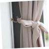 Zerodeko 6-Piece Zinc Alloy Curtain Tieback Hooks view 4