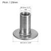 QUARKZMAN M8 T-Nuts, 24-Pack Carbon Steel Round-Base Weld Nuts, 20 mm view 2