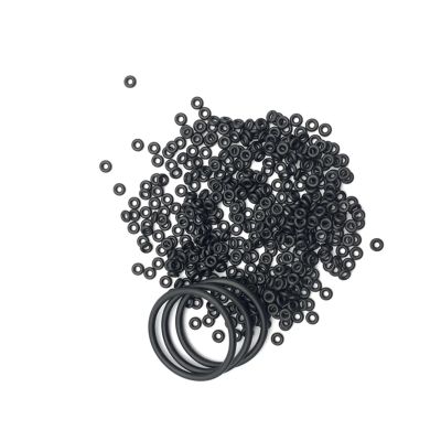 20-Piece Black NBR O-Ring Seals, 0.8 mm CS, OD 2.5–43 mm (OD 27 mm)