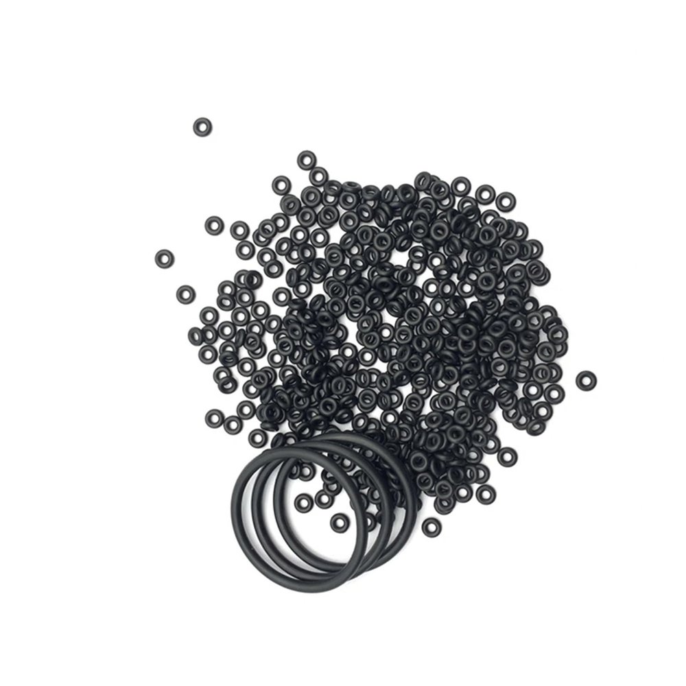 20-Piece Black NBR O-Ring Seals, 0.8 mm CS, OD 2.5–43 mm (OD 27 mm)