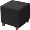 Stretch Ottoman Cover for Square Footstools, 40x40–60x60 cm view 1