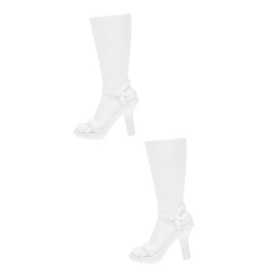 TOPBATHY 2-Piece Resin High-Heel-Shaped Decorative Vase Set