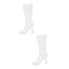 TOPBATHY 2-Piece Resin High-Heel-Shaped Decorative Vase Set view 1