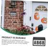 Gadpiparty Solar Wall Light with LED Illumination, Solar Door Number Light for Outdoor Use, Address Sign with Automatic Night Activation, House Number Plaque Made of High-Quality Material view 3