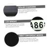 Gadpiparty Solar Wall Light with LED Illumination, Solar Door Number Light for Outdoor Use, Address Sign with Automatic Night Activation, House Number Plaque Made of High-Quality Material view 4