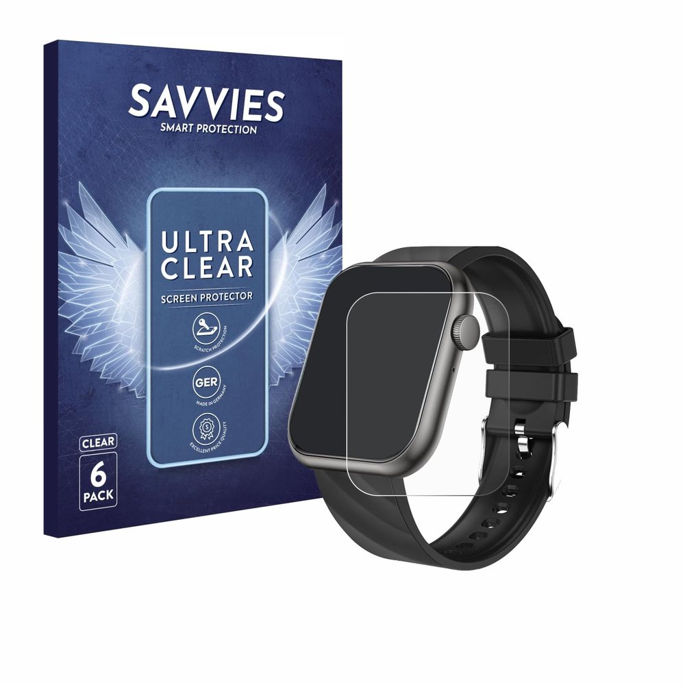 Savvies Screen Protector for walkbee Smartwatch 1.96"