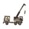 Abaodam Wooden Crane Model, Handmade Retro Excavator Decor view 1