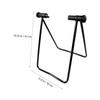 Happyyami Space-Saving Metal Folding Bike Stand with Quick-Release Clamp view 2