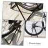 Happyyami Space-Saving Metal Folding Bike Stand with Quick-Release Clamp view 4