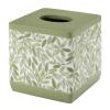 Avanti Linens Bathroom Essentials Tissue Box Cover, Green view 1