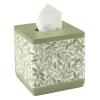 Avanti Linens Bathroom Essentials Tissue Box Cover, Green view 2