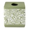 Avanti Linens Bathroom Essentials Tissue Box Cover, Green view 4