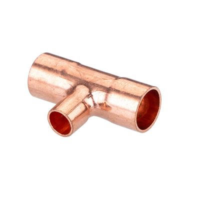1 Pc. Welded Copper Tube with Three Connections, M10 Large-End Inner Diameter, M8 Small-End Inner Diameter