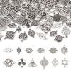Bestewelry 72-Piece Antique Silver-Tone Tibetan-Style Charm Set view 1