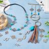 Bestewelry 72-Piece Antique Silver-Tone Tibetan-Style Charm Set view 2