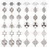 Bestewelry 72-Piece Antique Silver-Tone Tibetan-Style Charm Set view 3