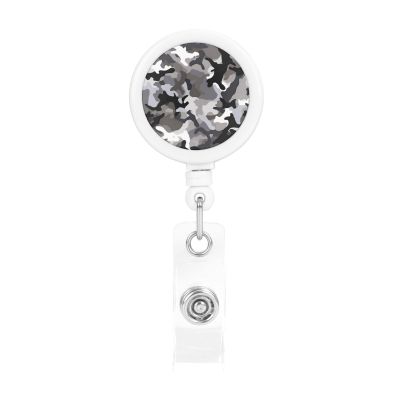 Retractable Badge Holder with Belt Clip and Key Ring