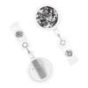 Retractable Badge Holder with Belt Clip and Key Ring view 2