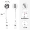 Retractable Badge Holder with Belt Clip and Key Ring view 3