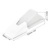 PATIKIL 4-Pack Rubber Door Wedges with Storage Box, White view 2