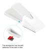 PATIKIL 4-Pack Rubber Door Wedges with Storage Box, White view 4