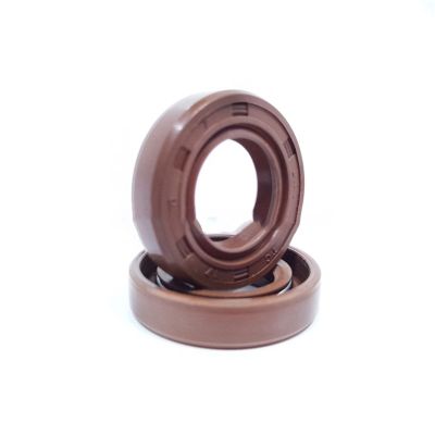 2-Pack FKM Rubber Oil Seal, 20 x 37 x 10 mm, TC Double-Lip Shaft Seal