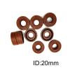 2-Pack FKM Rubber Oil Seal, 20 x 37 x 10 mm, TC Double-Lip Shaft Seal view 3
