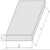 1 mm Brass Sheet (Ms63 / CuZn37 / 2.0321), 150 x 200 mm, Custom Cutting Available view 3