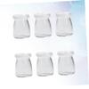 LIFKOME Glass Jars with Lids, 6-Pack, 200 mL view 2