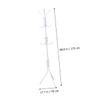 MAGICLULU White Metal Coat Rack, Tree-Shaped with 12 Hooks view 2