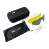 TWO-X Speed Mirrored Sports Sunglasses, Black/Pink view 4