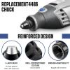15-Piece Brass Collet Chuck Set for Dremel, 0.5–3.2 mm view 3